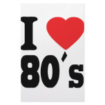 I Love 80 ´s stationery