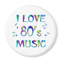 I Love 80s Fridge Magnets