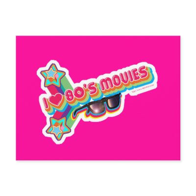 I love 80s movies postcard by Anotherfort