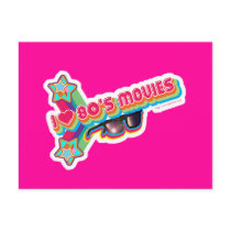 I love 80s movies postcards