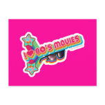 I love 80s movies postcard