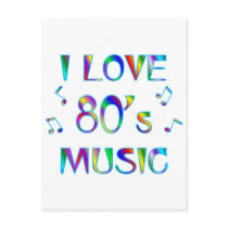 I Love 80s Post Card