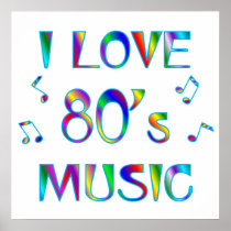 I Love 80's Print