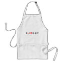 I Love 8 Bit aprons