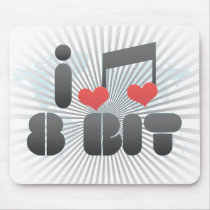 I Love 8 Bit Mouse Pads