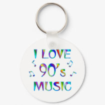 I Love 90's keychains
