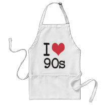 I Love 90s Products & Designs! aprons by campagnaa I Love 90s Products & Designs! aprons