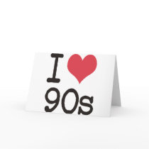 I Love 90s Products & Designs! Card