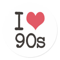 I Love 90s Products & Designs! Sticker