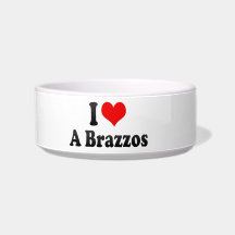 I love A Brazzos Pet Food Bowl