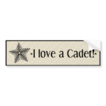 I Love a Cadet Bumper Sticker
