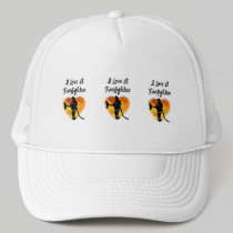 I Love A Firefighter hats