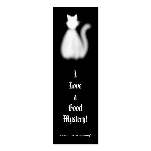 I Love a Good Mystery! bookmark Business Card Template