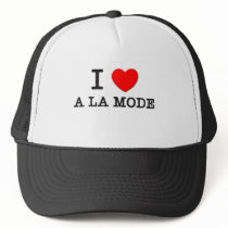 I Love A La Mode Mesh Hats