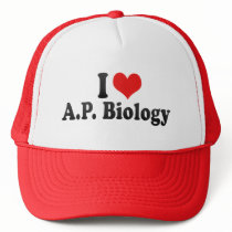 I Love A.P. Biology Mesh Hat