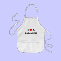 I Love A Paramedic aprons