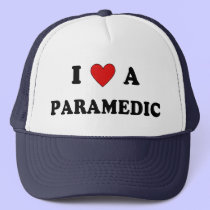 I Love A Paramedic hats