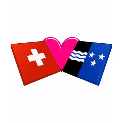 I Love Aargau Tee Shirt by Vexillophile