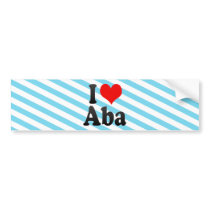 I Love Aba, Nigeria Bumper Stickers