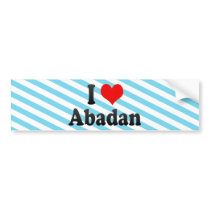 I Love Abadan, Iran Bumper Stickers