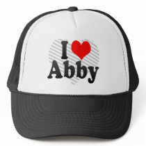 I love Abby Trucker Hats