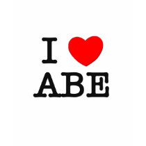 I Love Abe t-shirts