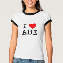 I Love Abe t-shirts