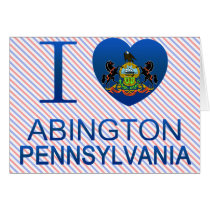 I Love Abington, PA Cards