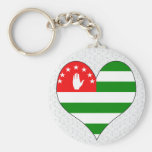 I Love Abkhazia Keychain