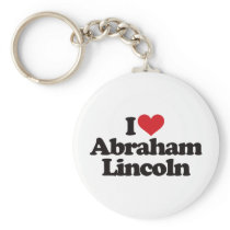 I Love Abraham Lincoln Key Chain