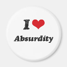 I Love Absurdity Fridge Magnets