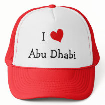 I Love Abu Dhabi Mesh Hats