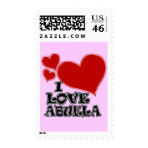 I LOVE ABUELA postage