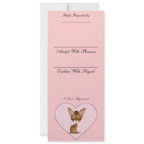 I Love Abyssinians Personalized Invitations