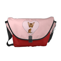 I Love Abyssinians Courier Bag