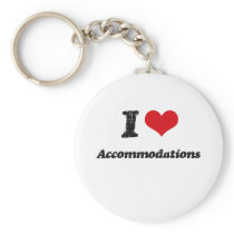 I Love Accommodations Keychains
