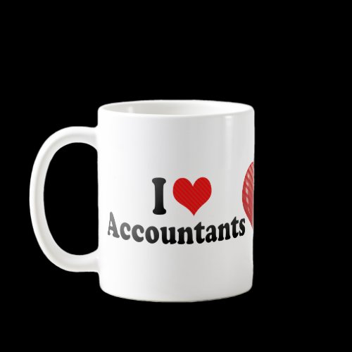 I Love Accountants Mugs