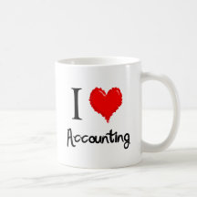 i love accounting mug