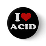 I Love Acid buttons