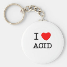 I Love Acid Keychain