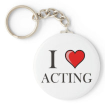 I love Acting Keychain