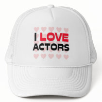I LOVE ACTORS hats by professions I LOVE ACTORS hats