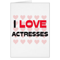 I LOVE ACTRESSES cards by professions I LOVE ACTRESSES cards