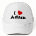 I Love Adam hats