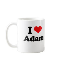 I Love Adam   mugs
