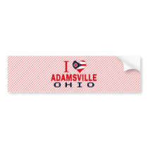 I love Adamsville, Ohio Bumper Stickers