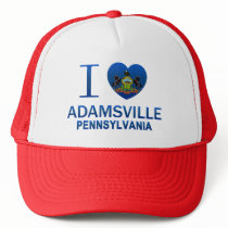 I Love Adamsville, PA Trucker Hat