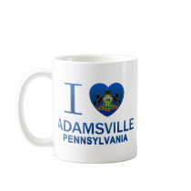I Love Adamsville, PA Mug