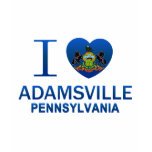I Love Adamsville, PA t-shirts