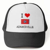 I Love Adamsville Tennessee Hats